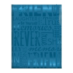 MStore 823100-360 Embossed Gloss Foto Ekspresi Album 100 Pkt4-3-10Cm. X 6-1-5.1Cm. -TEMAN-Teal-Intl