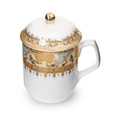 Mug Vicenza Y66 / Gelas & Tutup Vicenza Y66 Motif Camelia