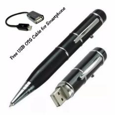 Multipurporse Ballpoint + Laser Pointer + Flashdisk 16GB - Free USB OTG Cable For Smartphone