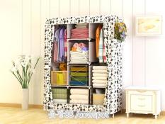 Murah Meriah 028Cx Lemari Pakaian Ukuran Besar JUMBO Bahan Oxford COWSPOT