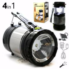 MUXINDO Lampu Kemping Kemah Rechargeable Solar Zoom Camping Lamp LED Power Bank - Warna Random