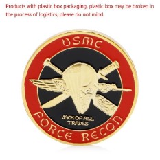 Baru Koin Peringatan Berlapis Emas AS Korps Marinir Core Tantangan Souvenir Koleksi Koin Hadiah-Intl