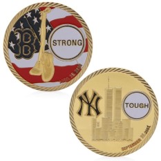 Baru Koin Peringatan Mengingat Boston 11 September 2001 Koin Peringatan Tantangan Token Hadiah Seni-Intl