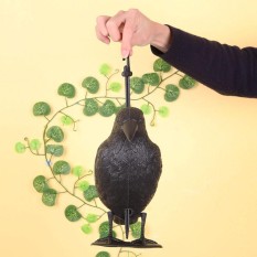 New Crow Hunting Decoy Garden Artificial PE Jet Crow Decoy Crows Scare Decoy for Hunting Shooting Black 2017 Hot Selling - intl
