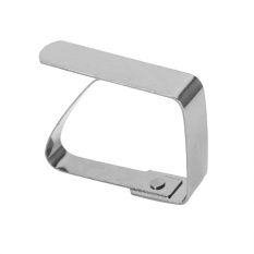 New Design Stainless Steel Table Desk Cloth Cover Clips Holders Clamps Silver - intl
