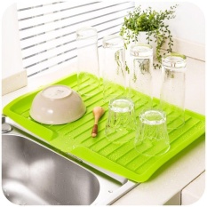 Baru Dishes Sink Tiriskan Plastik Filter Plate Penyimpanan Rak-Internasional
