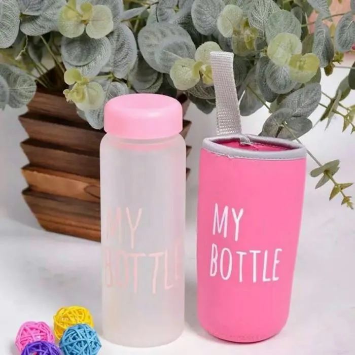 Botol Warna Warni 500ml - Kuning plus TAS. ECo Bottle slim.