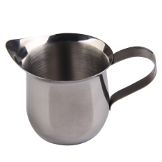 Baru Stainless Steel Toko Kopi Kecil Susu Krim Cangkir Pinggang Bentuk Kendi 226.8g