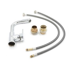 Terbaru 360 Derajat Putar Kran Mandi Mixer Mudah Dicuci untuk Basin Faucet Dapur-Intl