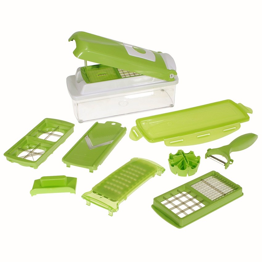 Nicer - Dicer Set Pemotong Sayuran Buah Buahan - Hijau