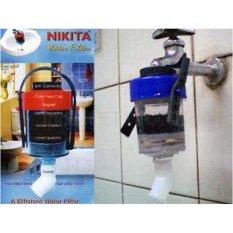 Nikita Water Filter - Penyaring Air Efisien - Saringan Kran Merah/Biru