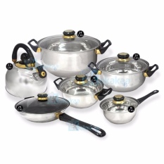 Niko Panci Set Cookware Stainless Set Lengkap NK3SP