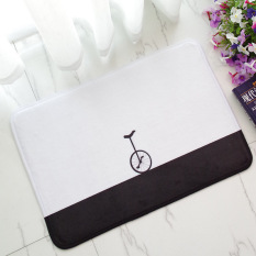Busa Lunak Yang Tidak Licin Bicycle Bath Toilet Karpet Kamar Mandi Karpet Lantai Mat-Intl
