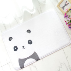Busa Lunak Yang Tidak Licin Anak-anak Lovely Panda Bath Toilet Karpet Kamar Mandi Karpet Lantai Mat-Intl