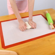 Non-stick Silicone Macaron Baking Mat Pad Silpat Lembar Roti Pastry Tools Rolling Adonan Mat Ukuran Besar untuk Kue Cookie-Intl