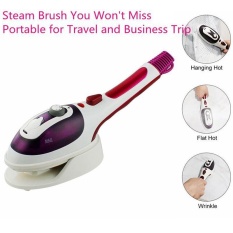 Nonvoful Profesional Handheld Garment Steamers, mini Besi, Steamer Rumahan, Portable Steamer Besi, Heat-up Cepat Setrika Uap dengan Tapak Piring Keramik untuk Rumah dan Perjalanan, Ungu (Amerika)-International