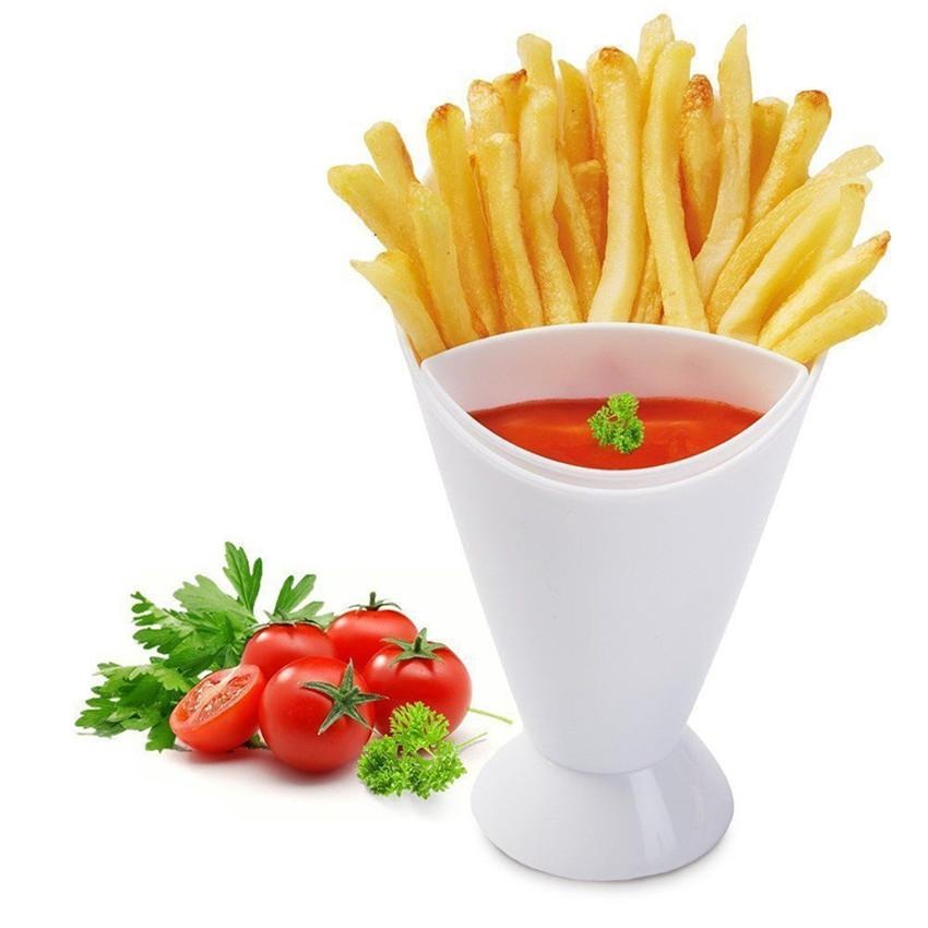 Nvshen Cup dengan 1/2 Set Cangkir Dapur Salad Dipping Cup untuk French Fry Chip-Intl Nvshen Cup dengan 1/2 Set Cangkir Dapur Salad Dipping Cup untuk French Fry Chip-Intl
