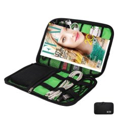 Nylon Kabel Organizer Tas Penyimpanan Letakkan Hard Drive USB Flash (Ukuran/A: Satu Ukuran ᆪᆲcolorᆪᄎblue)-Intl