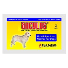 Obat Hewan Ancylos Obat Cacing untuk Anjing Berspektrum Luas