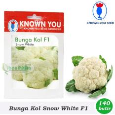 Obral Murah Benih/Bibit Bunga Kol Snow White F1 (Known You Seed)