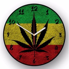 Odiaz Jam Dinding Logo Rasta