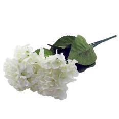 OHOME Bunga Artifisial AN-B000469PT Hortensia 5 Cabang Dekorasi Rumah - Putih
