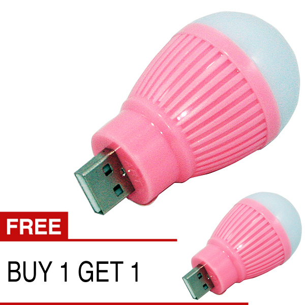 Review OHOME Buy 1 Get 1 LED Bohlam USB 2.0 Light Bulb Portable Terang - TOX