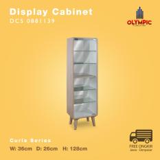 Olympic Curla Series Display Cabinet Small - Rak Pajangan Kecil