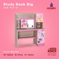 Olympic Kids Study Desk Big - Meja Belajar Anak Character My Little Pony