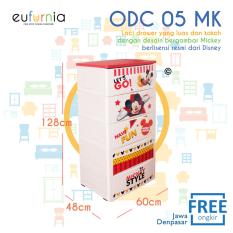 Eufurnia Olymplast Drawer Cabinet Tempat Penyimpanan ODC 05-MK