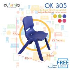 Kursi Anak Plastik Eufurnia Olymplast OK 305 / Biru / 100% FREE ONGKIR JAWA DENPASAR