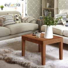 Meja Kopi Eufurnia Olymplast Coffee Table OST-R / Coklat Muda / 100% FREE ONGKIR JAWA DENPASAR