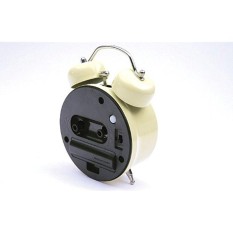 ONOR-Tech Blue 3`` Alarm Clock Metal Hammer Twin Bell Desk Table Alarm Clock With Light - intl