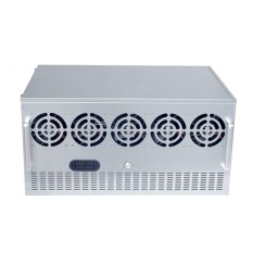 Udara Terbuka Mining Rack Frame Rig Case Kotak 7.5U untuk 12 GPU Ethereum ETH/ZEC/Bitcoin-Intl