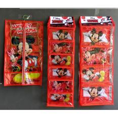 ORGANIZER SET 3in1 Tas , Sepatu ,Jilbab KARAKTER MICKEY RESLETING HANGER RAK GANTUNG