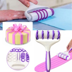 Oscar Menyimpan Tahan Lama Alat Panggang Cutter Sugarcraft Penggilas Adonan Embosser Kue Supply Roller Dekorasi Alat Pemanggang Roti-Intl