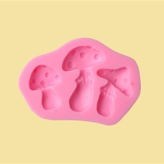 Oscar Toko Praktis Berkualitas Tinggi Hot Jual Silicone Bentuk Jamur Cake Mould Fondant Emboss Dapur Aksesoris-Intl