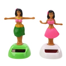 Oscar Toko Tenaga Surya Bertenaga Tarian Berayun Animasi Bobble Dancer Mainan Mobil Dekor-Internasional