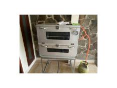 oven gas galvaloum 90x55 + termometer