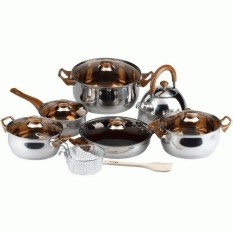 OXONE Panci Set Stainless Steel OX - 933 - 12 pcs