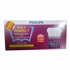 Paket Philips Lampu LED 10.5 watt