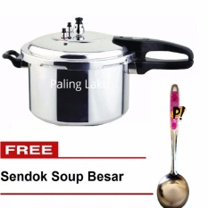 Paling Laku Panci Presto Trisonic Preasure Cooker - 8 L + FREE Sendok