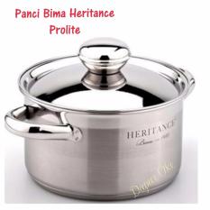 Panci Bima Heritance Prolite Saucepot 24 Cm Tutup Stainless Steel