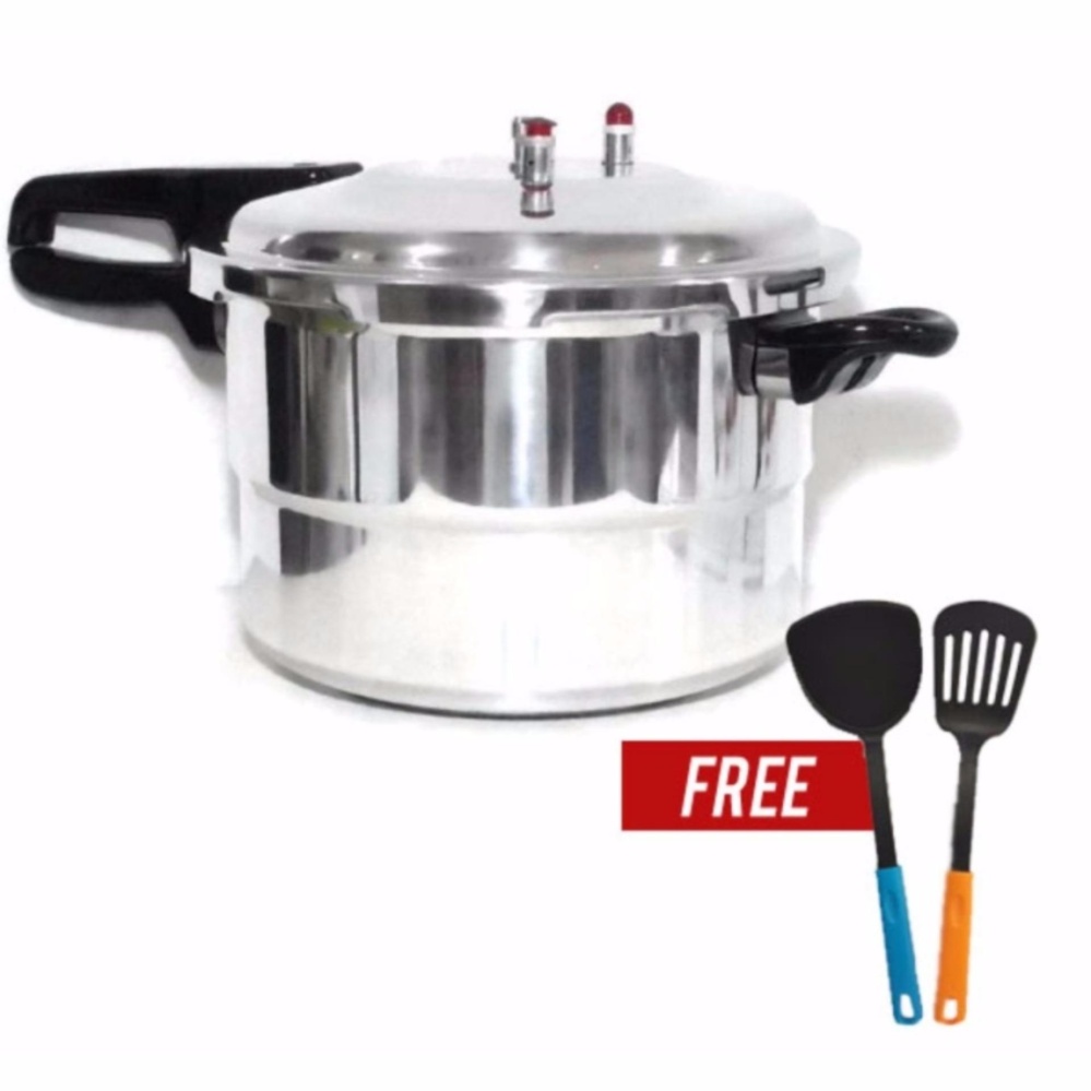  Panci Presto Trisonic Preasure Cooker - 8 L + 1 buah Free Spatula  