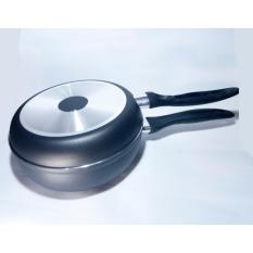 Panci Wajan set Anti Lengket Telflon Dan Marbel 2pcs/set