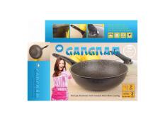 Panci Wok Gangnam 30 cm Lapisan Marble anti lengket BAGUS