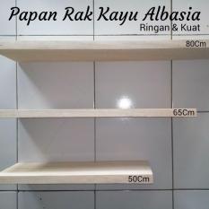 Papan Rak Hambalan Kayu Albasia Ukuran 50cmx17cmx2,5cm