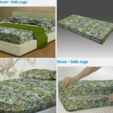 Pelindung Kasur 180X200X15cm Busa Matras Rivest Batik Jogja