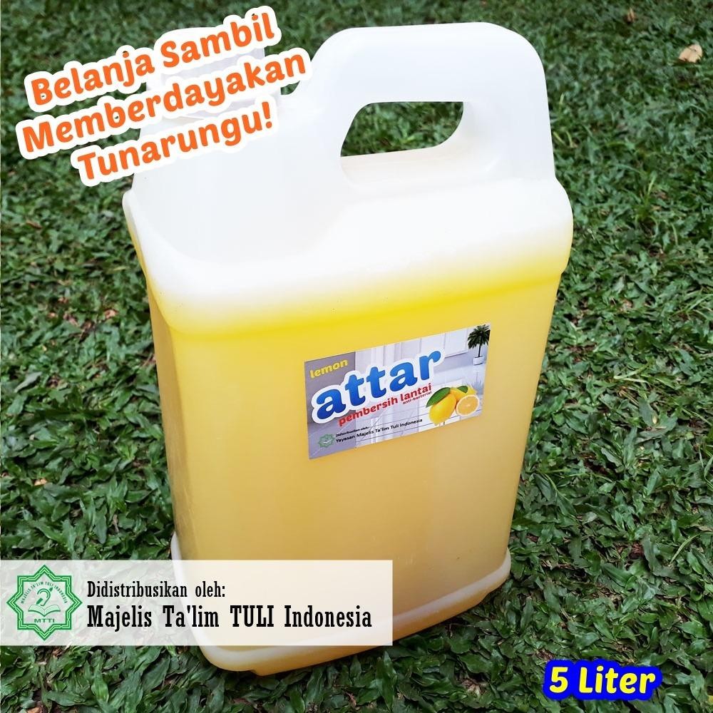 Pembersih Lantai ATTAR 5 Liter - Wangi Lemon - Floor Cleaner