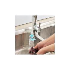 Sambungan Keran Ekonomis Irit Hemat Air Fleksibel Elastis Kitchen Adjustable Faucet Extenders Water Saver Rotated Splashing Tap Fitter Valve Water Purifier Gadgets Tool-Long